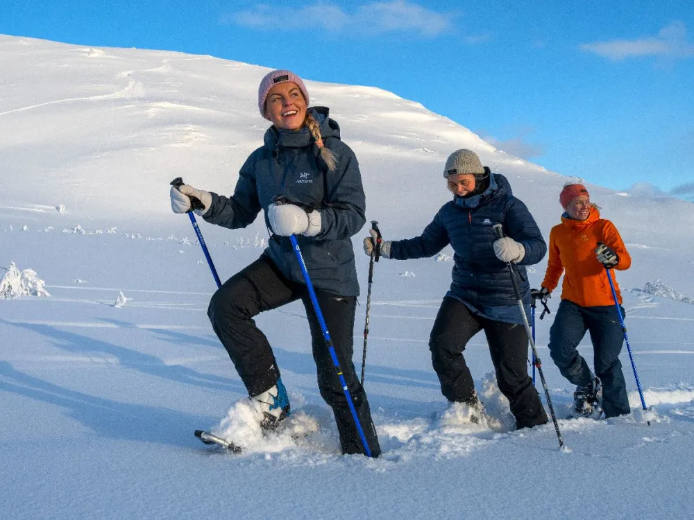 Snowshoeing in the Arctic