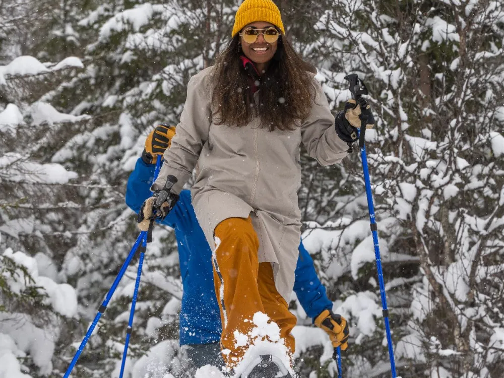 Snowshoeing in the Arctic
